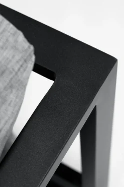 ARTELIA Matteo Corner Gartenlounge mit Feuertisch für 5 Personen, anthrazit/grau, Aluminium, inkl. Kissen & Hocker
