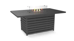 ARTELIA Matteo L Gartenlounge mit Feuertisch für 6 Personen, anthrazit/grau, Alu/Polyacryl, flexibel verstellbar