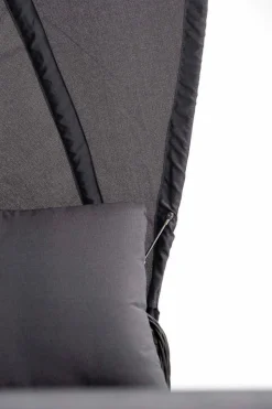 ARTELIA Oceana Sonneninsel, grau, Polyrattan/Polyacryl, mit Dach & drehbarem Hocker, Sonnenschutz und Sichtschutz