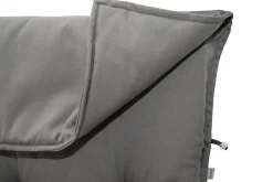 DOPPLER Stuhlauflage Hochlehner, grau, Dralon, 120x50x7cm, mit DuPont Teflon Markenimprägnierung
