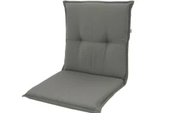 DOPPLER Stuhlauflage Niederlehner, grau, Dralon, 100x50x7cm, mit DuPont Teflon Markenimprägnierung