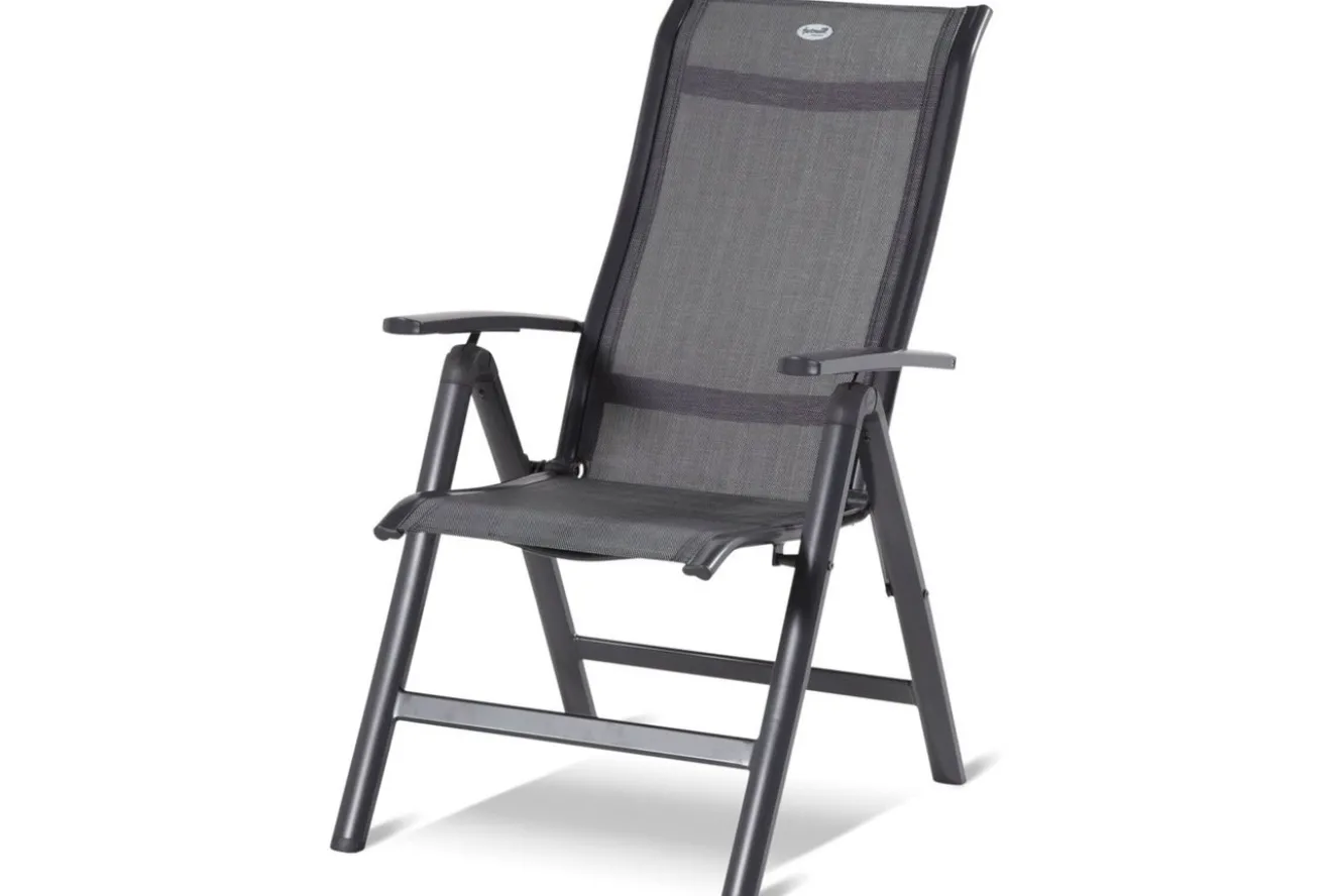 HARTMAN Alice Comfort Garten-Essgruppe, xerix, Alu/Textilene, Tisch 180/240x100cm, 6 Klappstühle