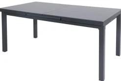 HARTMAN Alice Comfort Garten-Essgruppe, xerix, Alu/Textilene, Tisch 180/240x100cm, 6 Klappstühle