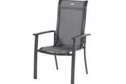HARTMAN Alice Comfort Garten-Essgruppe, xerix, Alu/Textilene, Tisch 180/240x100cm, 8 Stapelsessel