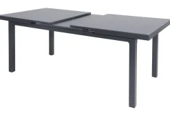 HARTMAN Alice Comfort Garten-Essgruppe, xerix, Alu/Textilene, Tisch 180/240x100cm, 6 Stapelsessel