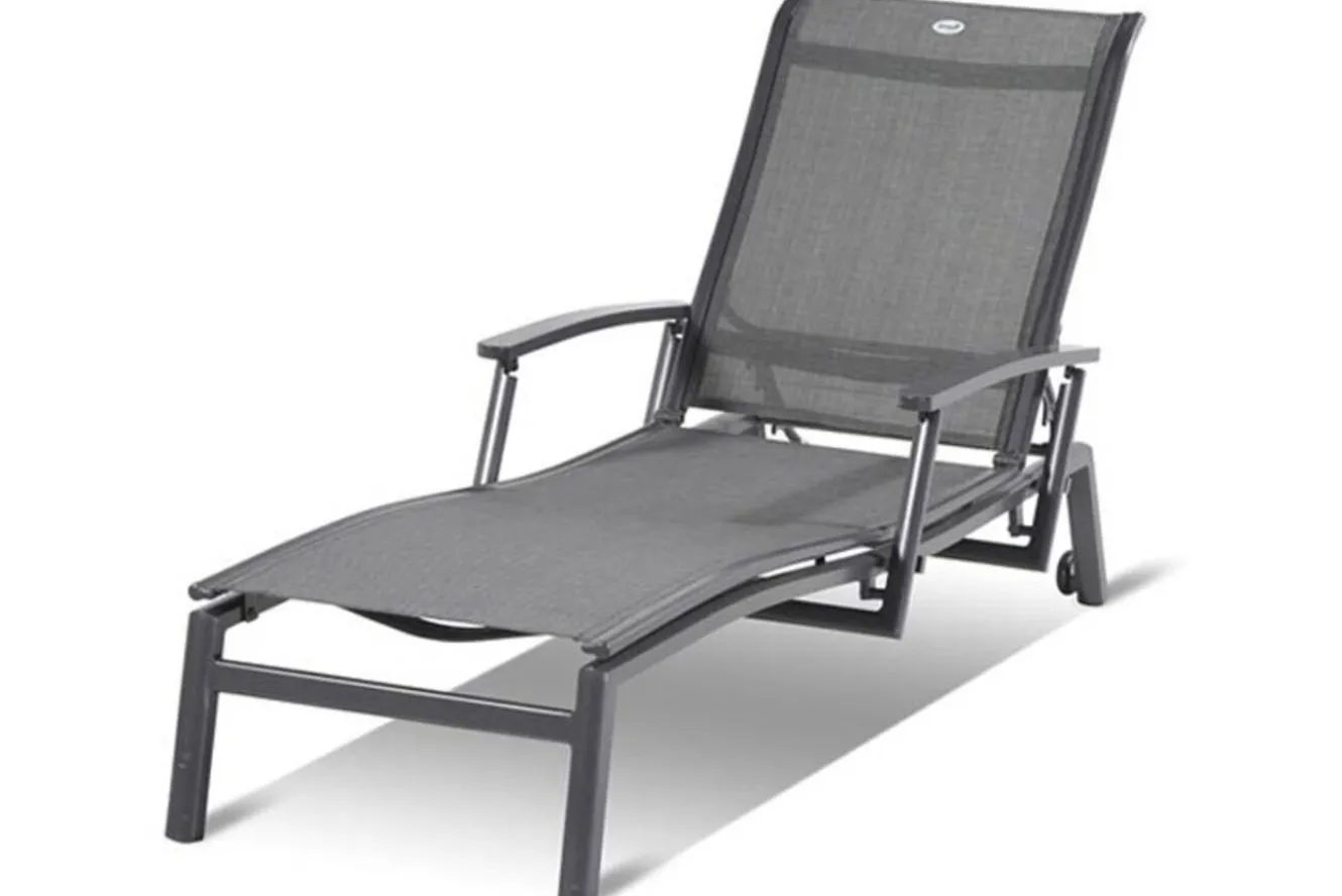 HARTMAN Alice Comfort Rollliege, xerix/anthrazit, Alu/Textilene, 170x75x35cm