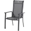 HARTMAN Alice Comfort Stapelsessel, xerix/anthrazit, Alu/Textilene, 68x65x107cm