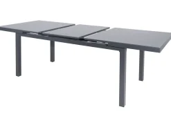HARTMAN Alice Garten-Essgruppe, xerix, Alu/4x4 Textilen, Tisch 180/240x100cm, 8 Stapelsessel