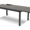 HARTMAN Alice Garten-Essgruppe, xerix/natur, Alu/Teak, 4x4 Textilen, 4 Hochlehner, 260/160x90cm