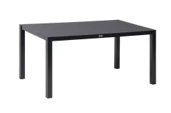 HARTMAN Alice Garten-Essgruppe, xerix/anthrazit, Alu/Textil, 160x95 cm, 6 Stapelsessel