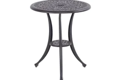 HARTMAN Amalfi Bistrotisch, bronze, Alu-Guss, Ø62cm