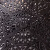 HARTMAN Amalfi Garten-Essgruppe, bronze, Alu-Guss, Ø120cm, 4 Sessel inkl. Wendekissen