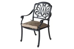 HARTMAN Amalfi Garten-Essgruppe, bronze, Alu-Guss, 8 Diningsessel