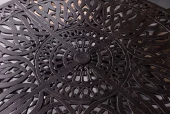 HARTMAN Amalfi Tisch, bronze, Alu-Guss, Ø120cm