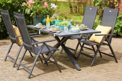 Hartman Aruba Klappstuhl, xerix/anthrazit, Aluminium/Textilene