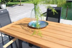 HARTMAN Exklusivmodell YasmaniEsstisch, xerix/natur, Alu/Teak, 240x100cm