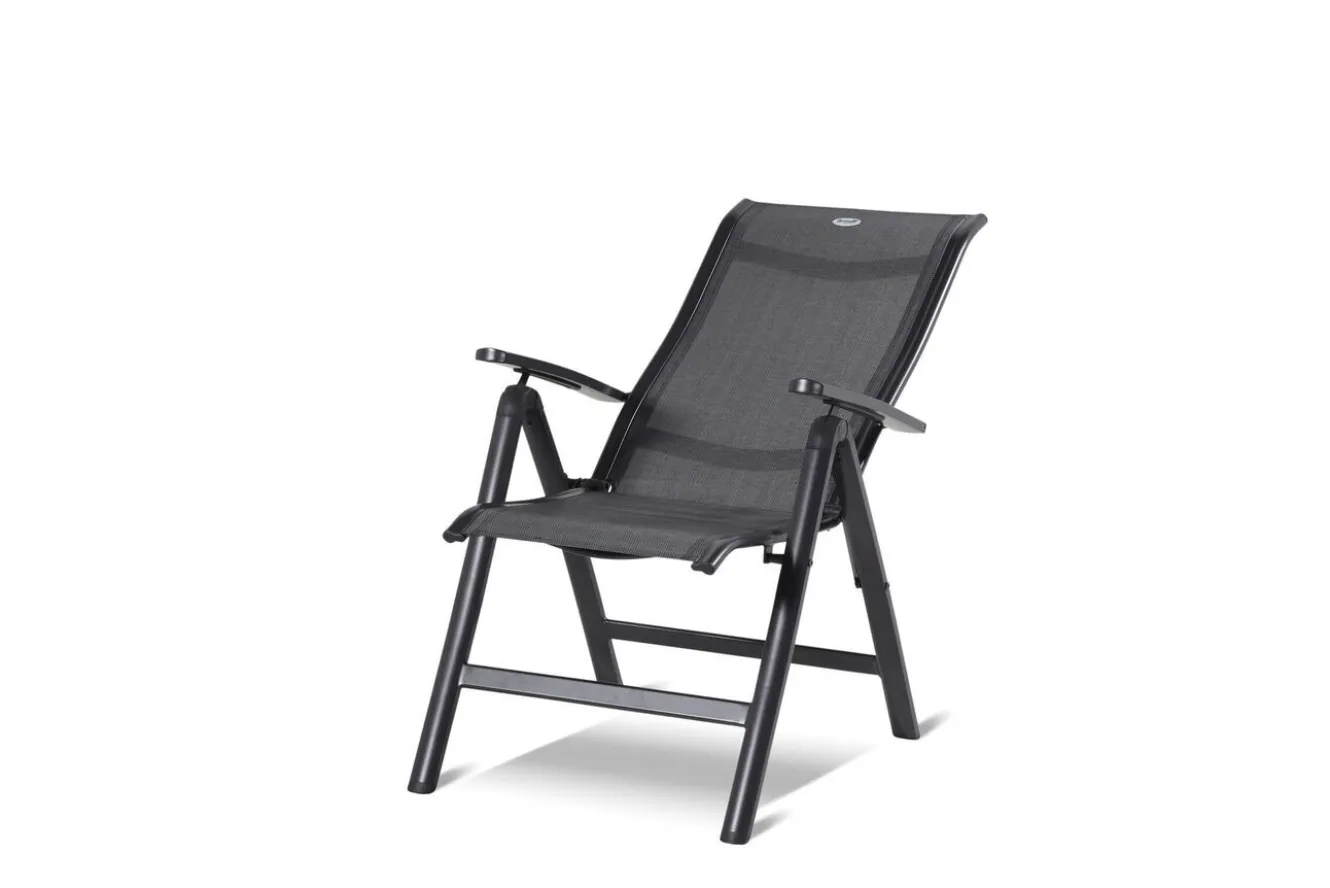 HARTMAN Garten-Essgruppe, xerix-anthrazit, Alu/Teakholz, 210/150x90 cm, 6 Personen