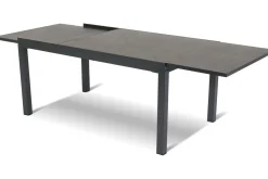 HARTMAN Garten-Essgruppe, xerix-anthrazit, Alu/HPL, 4x4 Textilen, 260/160x90 cm, 6 Personen