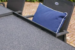 HARTMAN Garten-Essgruppe, xerix-anthrazit, Alu/HPL, 4x4 Textilen, 260/160x90 cm, 6 Personen