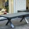 HARTMAN Sondermodell Xanadu / Aruba Garten-Essgruppe, xerix/anthrazit, Alu/Glaskeramik, 8 Stapelsessel, 2 Klappstühle, 220/280x100cm
