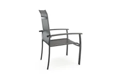HARTMAN Sondermodell Xanadu / Alice Comfort Set, xerix/anthrazit, Alu/Glaskeramik, 8 Stapelsessel, 220/280x100cm