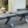 HARTMAN Sondermodell Xanadu / Aruba Garten-Essgruppe, xerix/anthrazit, Alu/Glaskeramik, 6 Stapelsessel, 2 Klappstühle, 220/280x100cm