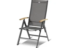 HARTMAN Sondermodell Xanadu / Aruba Garten-Essgruppe, xerix/anthrazit, Alu/Glaskeramik, 2 Stapelsessel, 6 Klappstühle, 220/280x100cm