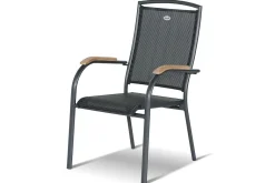HARTMAN Sondermodell Yasmani/Raffaelo Garten-Essgruppe, xerix, Alu/Teakholz, 240x100cm, 4 Stapel-, 2 Klappstühle