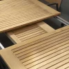 HARTMAN South Wales Ausziehtisch, xerix/natur, Alu/Teak, 150/210x90cm, mit Synchronauszug