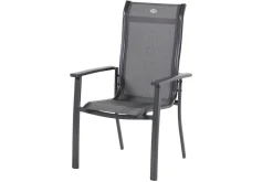 HARTMAN Tanger/Alice Comfort Garten-Essgruppe, xerix/grey wood, Aluminium/Keramik, 228x105cm, 6 Stapelsessel