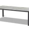 HARTMAN Tanger/Aruba Garten-Essgruppe, xerix/grey wood, Aluminium/Keramik, 228x105cm, 6 Stapelsessel