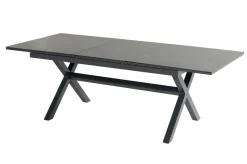 HARTMAN Xanadu / Alice Garten-Essgruppe, xerix, Alu/Textilene/Glaskeramik, 2 Stapelsessel, 4 Klappstühle, 160/220x100cm