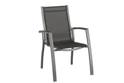 Kettler Altura 4er-Set Stapelsessel, anthrazit/anthrazit, 0302102-7100