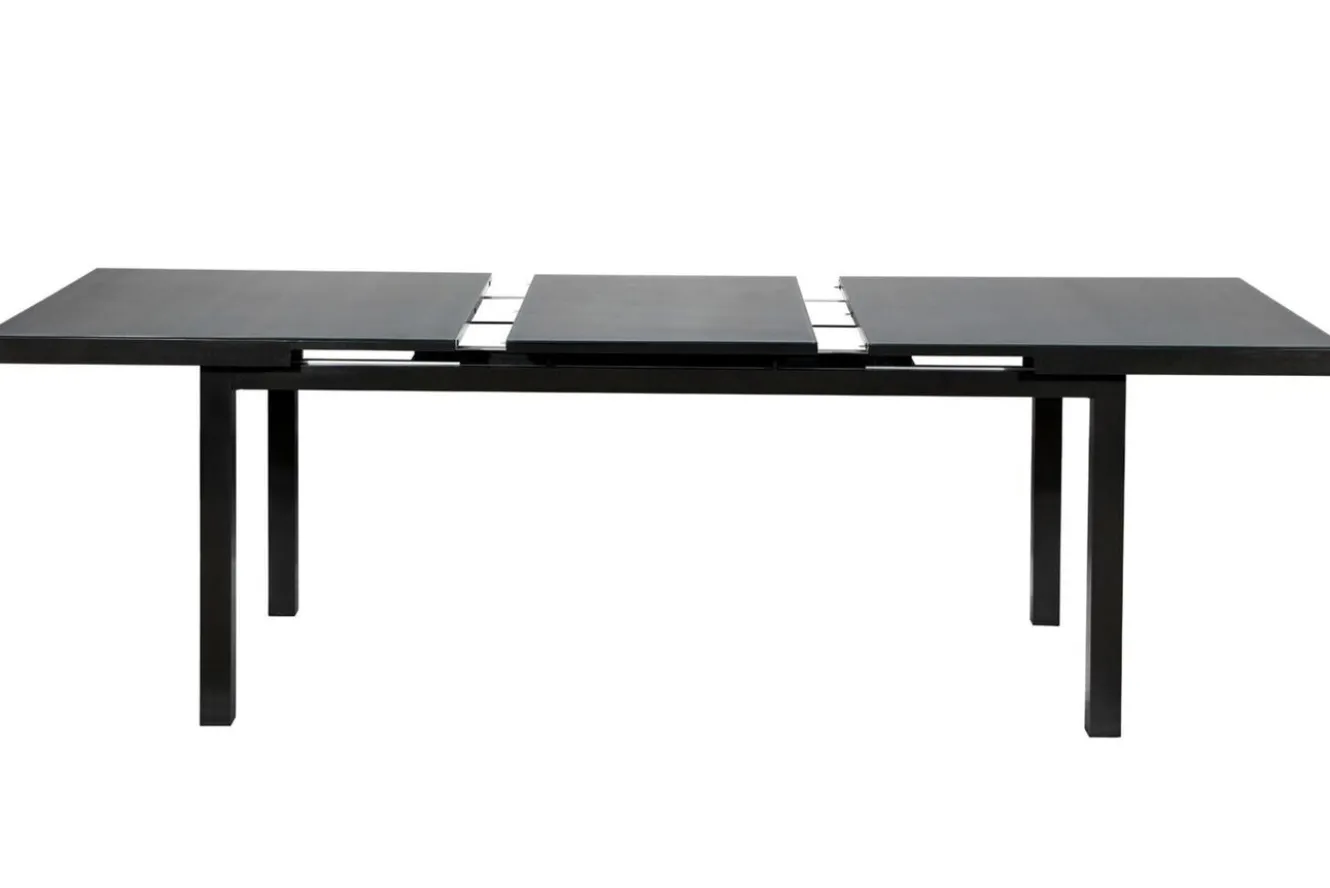 KETTLER Altura Garten-Essgruppe, anthrazit, Alu/Textilene, Tisch 180/240x100cm, 8 Klappstühle