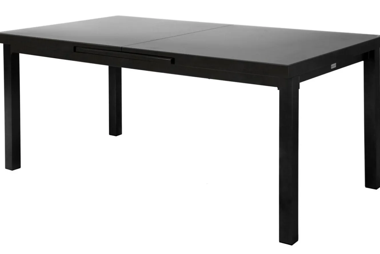 KETTLER Altura Garten-Essgruppe, anthrazit, Alu/Textilene, Tisch 180/240x100cm, 8 Klappstühle