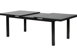 KETTLER Altura Garten-Essgruppe, anthrazit, Alu/Textilene, Tisch 180/240x100cm, 8 Klappstühle