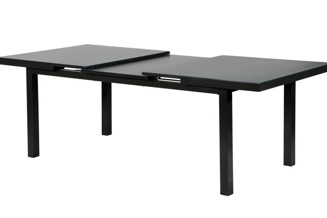 KETTLER Altura Garten-Essgruppe, anthrazit, Alu/Textilene, Tisch 180/240x100cm, 8 Klappstühle