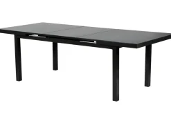 KETTLER Altura Garten-Essgruppe, anthrazit, Alu/Textilene, Tisch 180/240x100cm, 8 Klappstühle