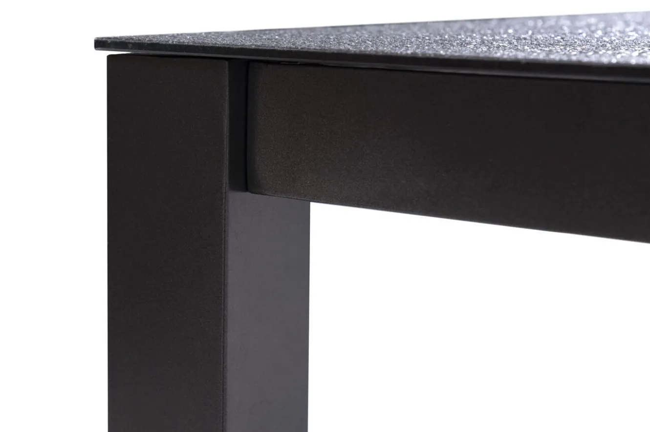 KETTLER Altura Garten-Essgruppe, anthrazit, Alu/Spraystone/Textil, 160 x 95 cm, 4 Klappstühle