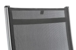KETTLER BasicPlus Garten-Essgruppe, silber, Alu/Textilene, Tisch 180/240x100cm, 4 Stapel-, 2 Klappstühle