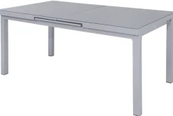 KETTLER BasicPlus Garten-Essgruppe, 6 Personen, ausziehbar, 180-240cm, Alu/Textilene, Klappstühle