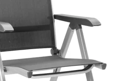 KETTLER BasicPlus Garten-Essgruppe, 6 Personen, ausziehbar, 180-240cm, Alu/Textilene, Klappstühle