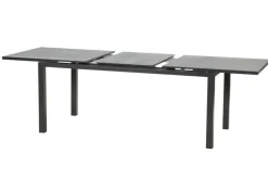 Kettler BasicPlus Garten-Essgruppe, 6 Personen, ausziehbarer Tisch 180–240 cm, Aluminium/Textilene