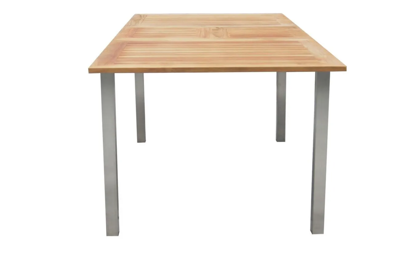 KETTLER BasicPlus Garten-Essgruppe mit 6 Sesseln, silber/anthrazit, Alu/Edelstahl, ausziehbar & klappbar, UV-beständig, pflegeleicht