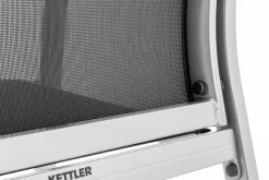 KETTLER BasicPlus Garten-Essgruppe, 6 Personen, ausziehbar, 180-240cm, Alu/Textilene, Stapelsessel