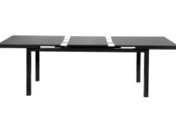 KETTLER BasicPlus Garten-Essgruppe, anthrazit, Alu/Textilene, Tisch 180/240x100cm, 8 Stapelsessel