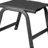 KETTLER BasicPlus Hocker, anthrazit/anthrazit, Alu/Textilene, 0301203-7000