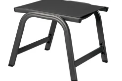 KETTLER BasicPlus Hocker, anthrazit/anthrazit, Alu/Textilene, 0301203-7000