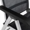 KETTLER Basic Plus Premium Klappstuhl, silber/lakritz, Alu/Outdoorgewebe,0102401-0000