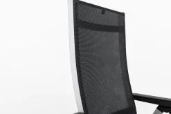 KETTLER Basic Plus Premium Klappstuhl, silber/lakritz, Alu/Outdoorgewebe,0102401-0000